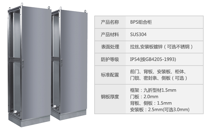 不锈钢PS组合柜简介